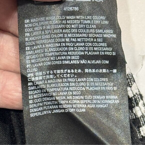 VOLCOM Xo CocoHo Houndstooth Bikini Crop Top Women's Small Textured Pull-On NEW - Picture 9 of 9